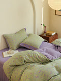 Lavender Bloom Percale Set