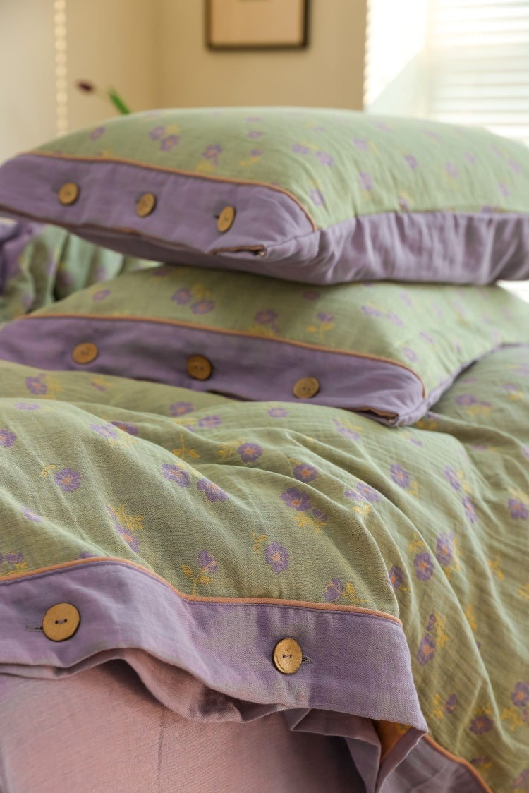 Lavender Bloom Percale Set