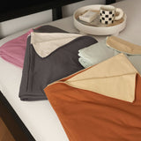 Pure Cotton Two-Tone Knitted Jersey Bedding Set