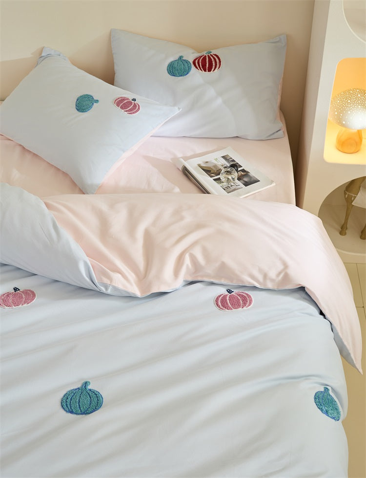 Playful Plush Embroidered Set