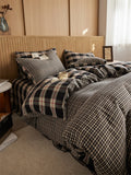 Retro Check Percale Set