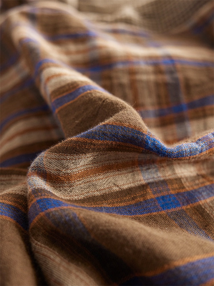Retro Check Percale Set
