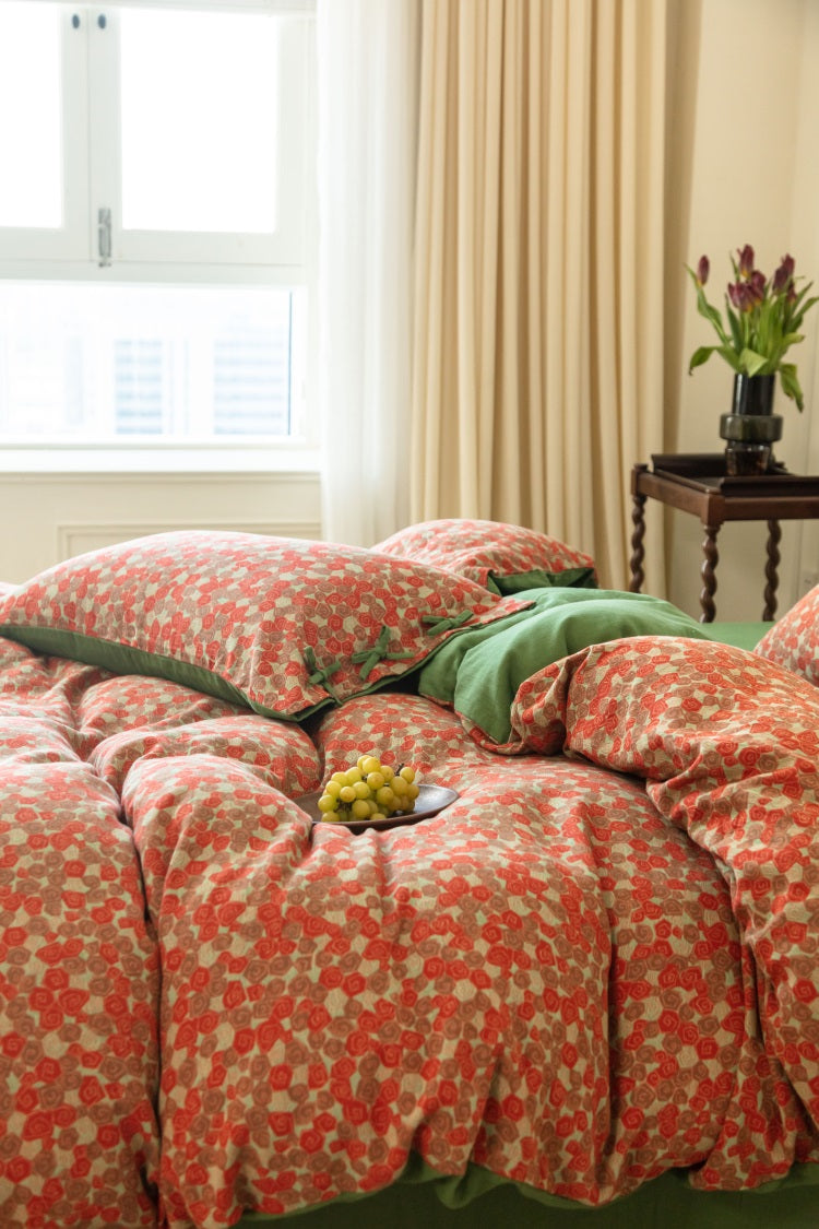 Romantic Vintage Rose Percale Set